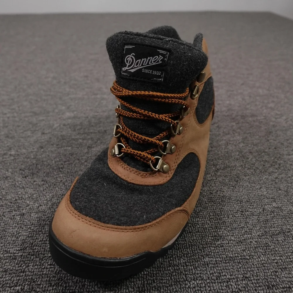 Danner Boots Mens Size 10 D Brown Jag Wool Elk Waterproof Hiking Winter 32226 - Picture 2 of 13